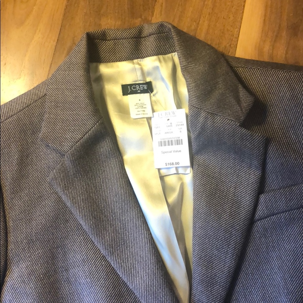 NWT J Crew Herringbone Blazer sz 6